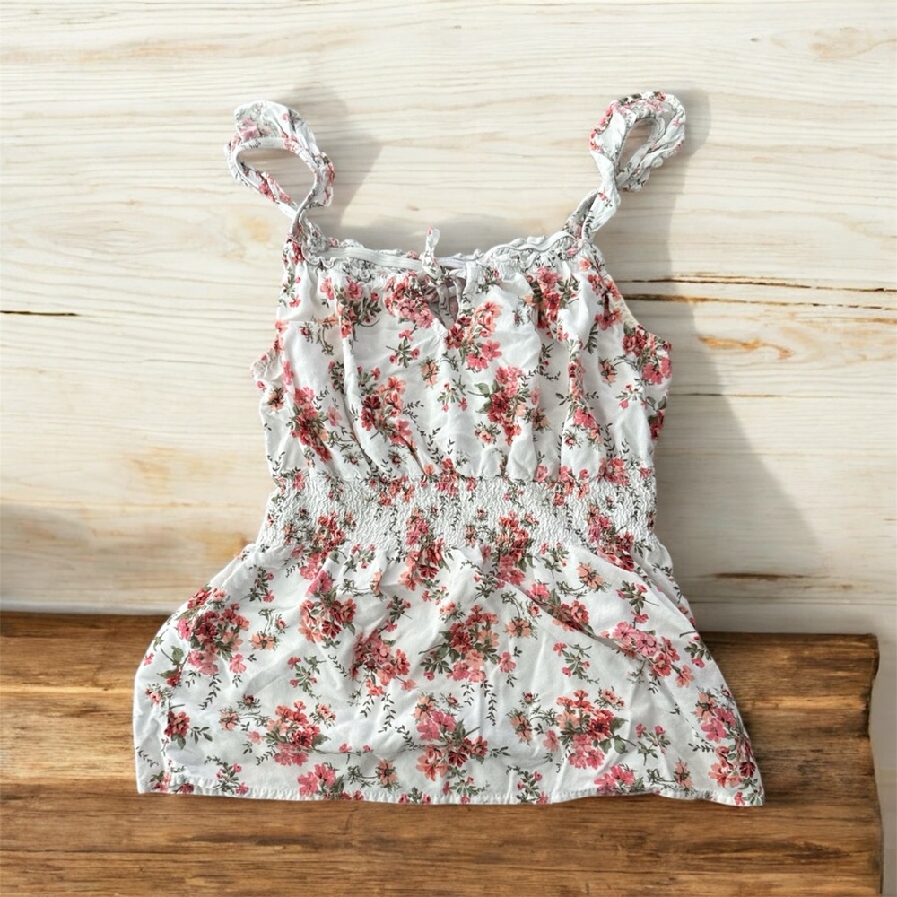🐶❄️No Boundaries Pink Floral Camisole Top